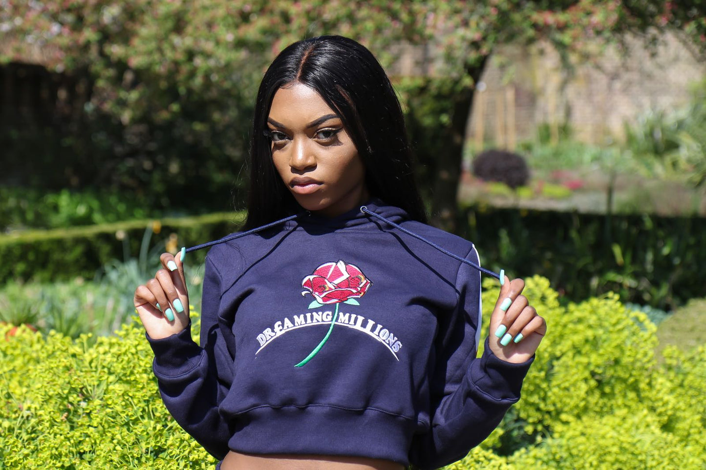 Dreaming Millions Navy Blue Female TrackSuit