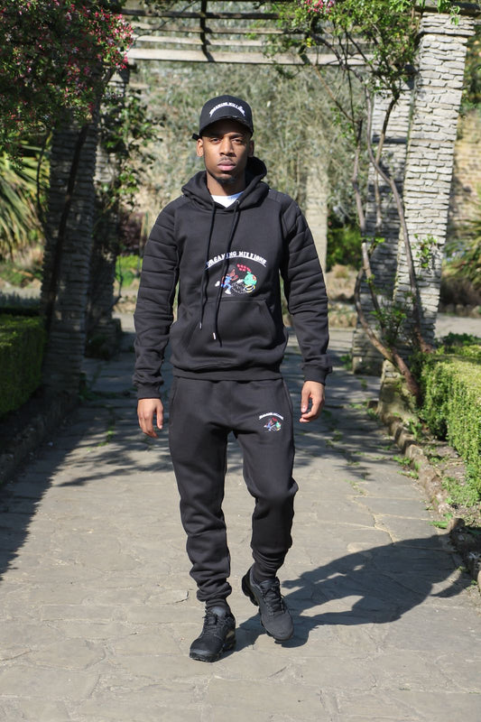 Dreaming Millions Black  TrackSuit